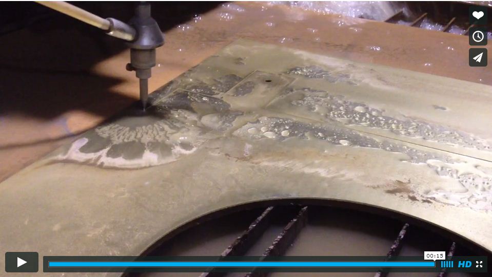 Waterjet cutting