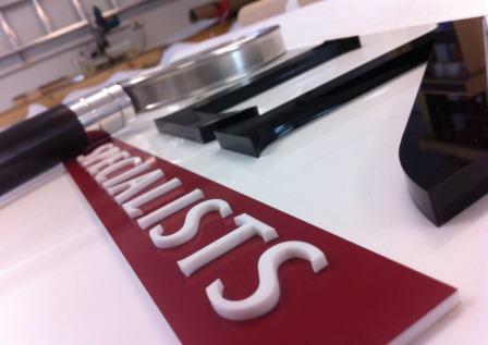 3D letters